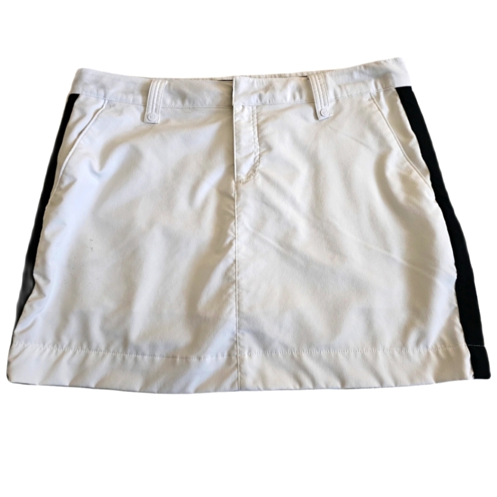 Vintage Under Armour White with blue side strip golf/ tennis skirt